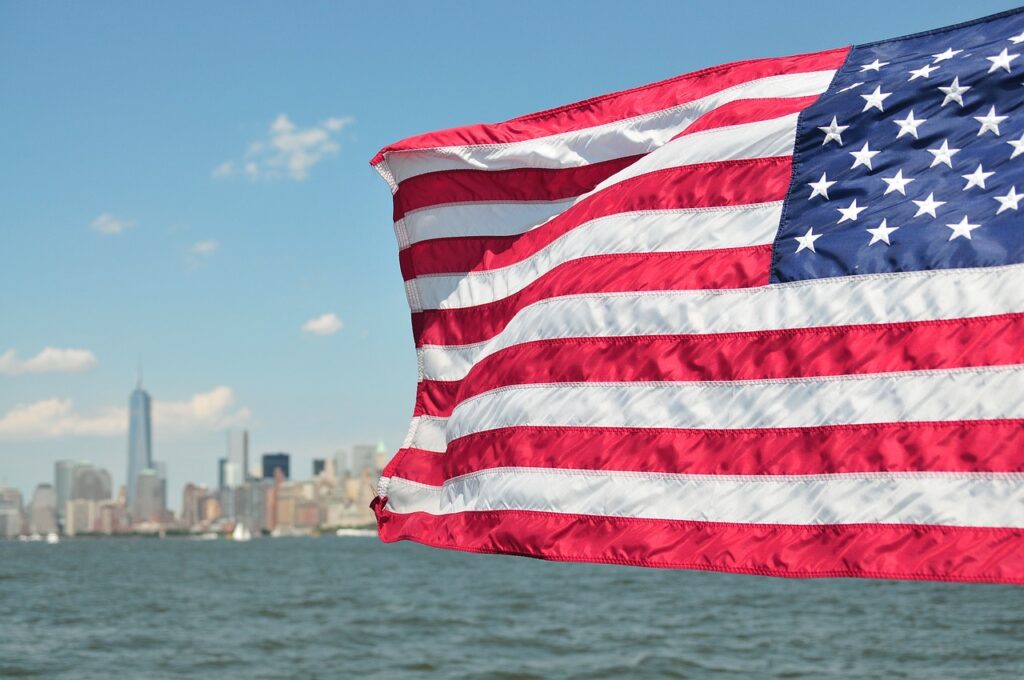 usa, flag, new york, skyline, patriotic, independence, us flag, patriotism, american flag waving, america, liberty, united states, us flag, us flag, us flag, us flag, us flag